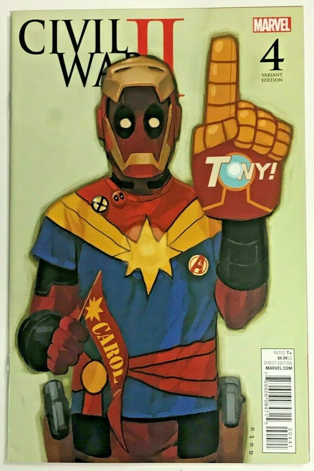 Civil WAR Ll4 VF/NM 2016 First Immortal SheHulk 1 in 10 Variant