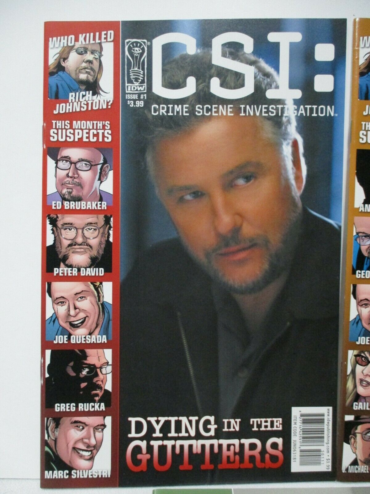 CSI Dying in the Gutters 1, 2, 3, 4, 5 Complete IDW 2006 Comic