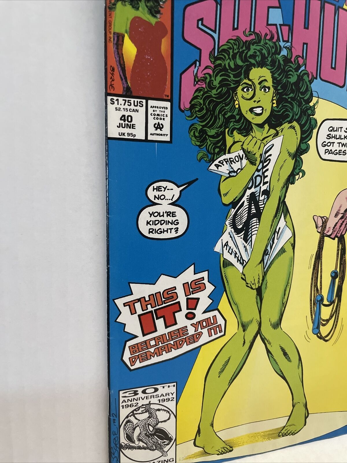 Sensational She Hulk #40 - Naked Jump Rope | Comic Books - Modern Age, Marvel / HipComic