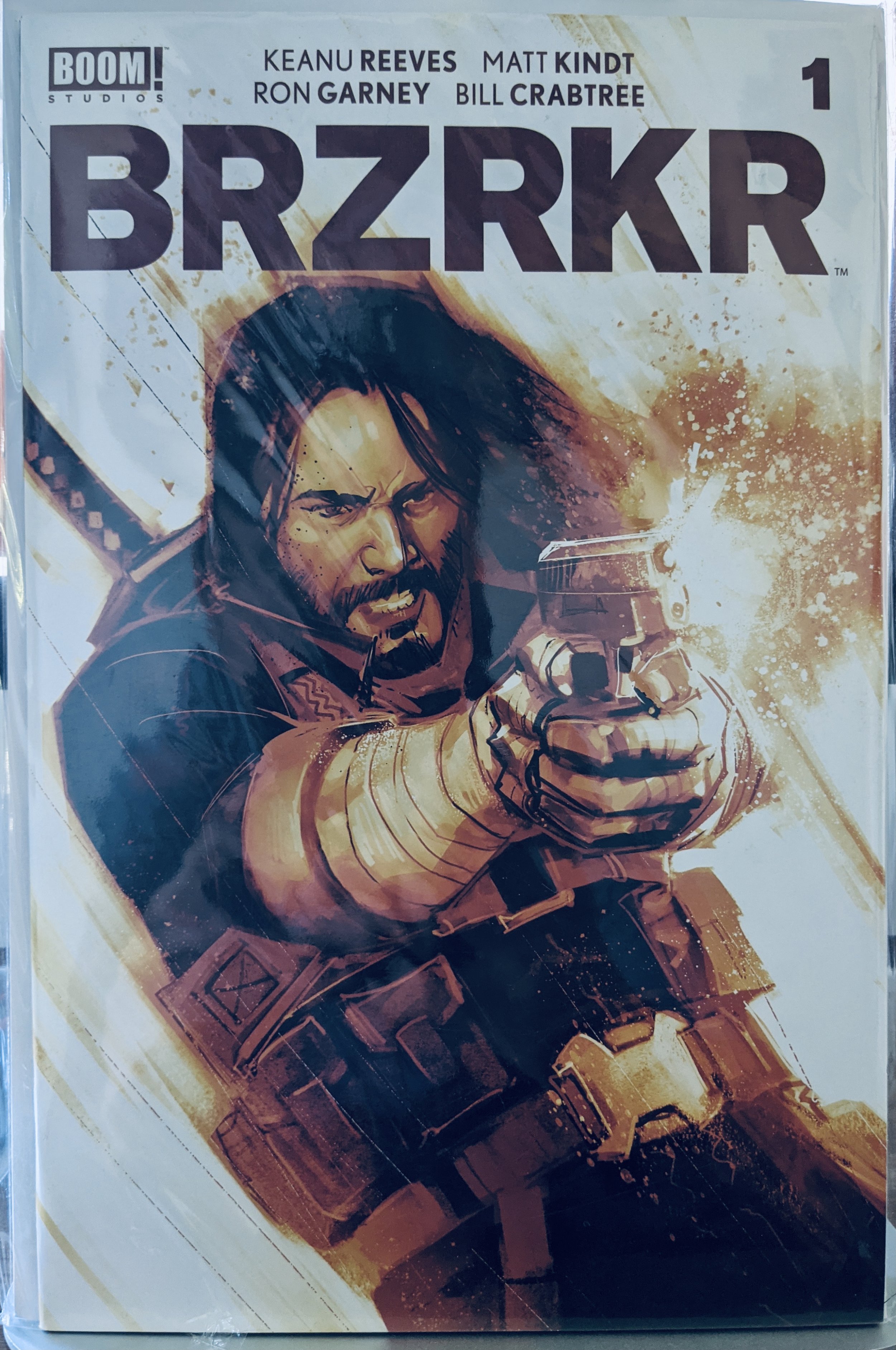 BRZRKR 1 Rod Reis Exclusive Limited to 500 copies Keanu Reeves Boom