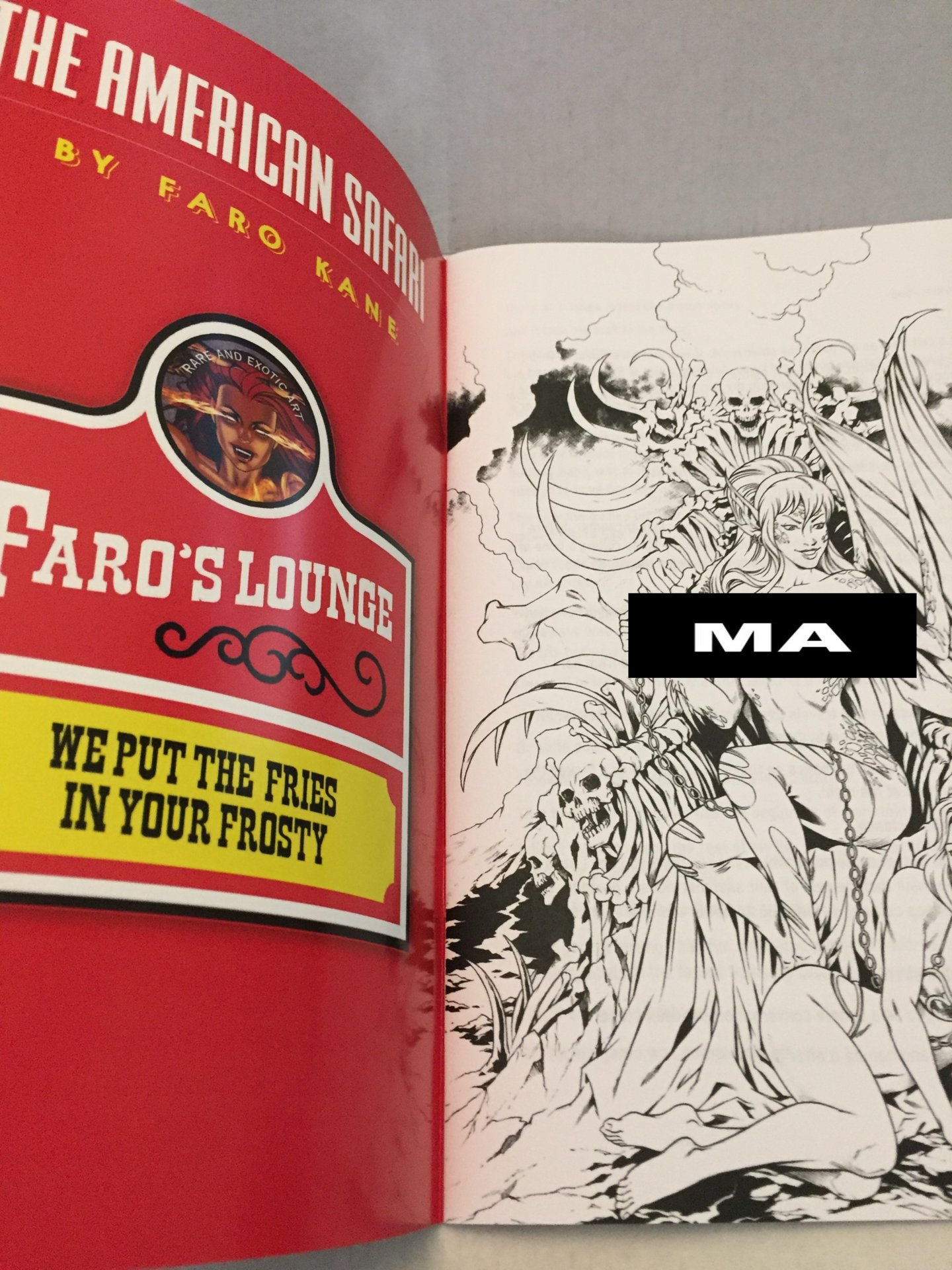 Faro's Lounge South Dakota Edition SheRa & Skelator Art by Jose Varese