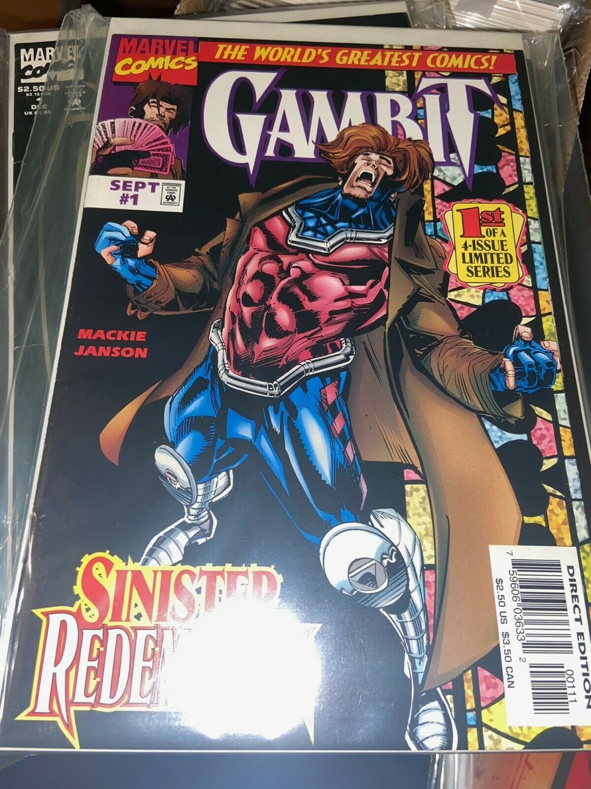 Gambit 1997 Lot Complete Mini Series Set w/s 14 XMen Limited Series