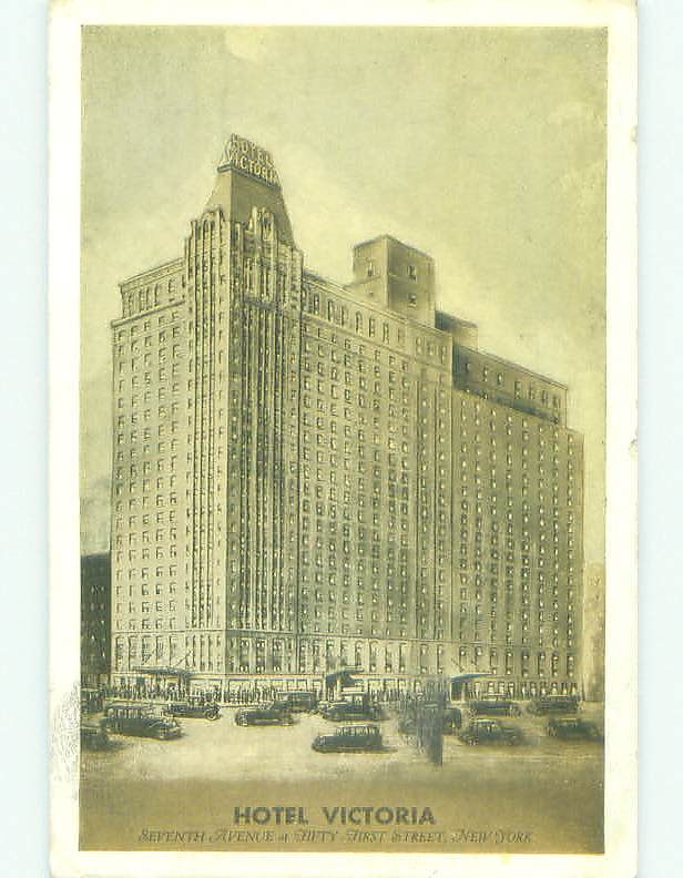 1930's VICTORIA HOTEL New York City NY HQ5879 United States New