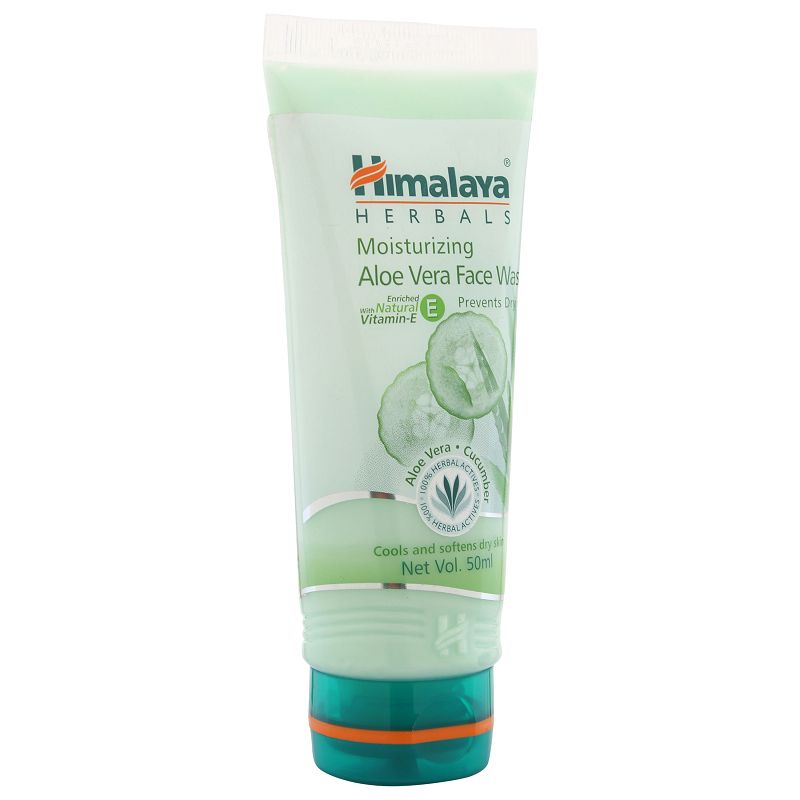 Buy Himalaya Moisturizing Aloe Vera Face Wash 50ml Health & Glow