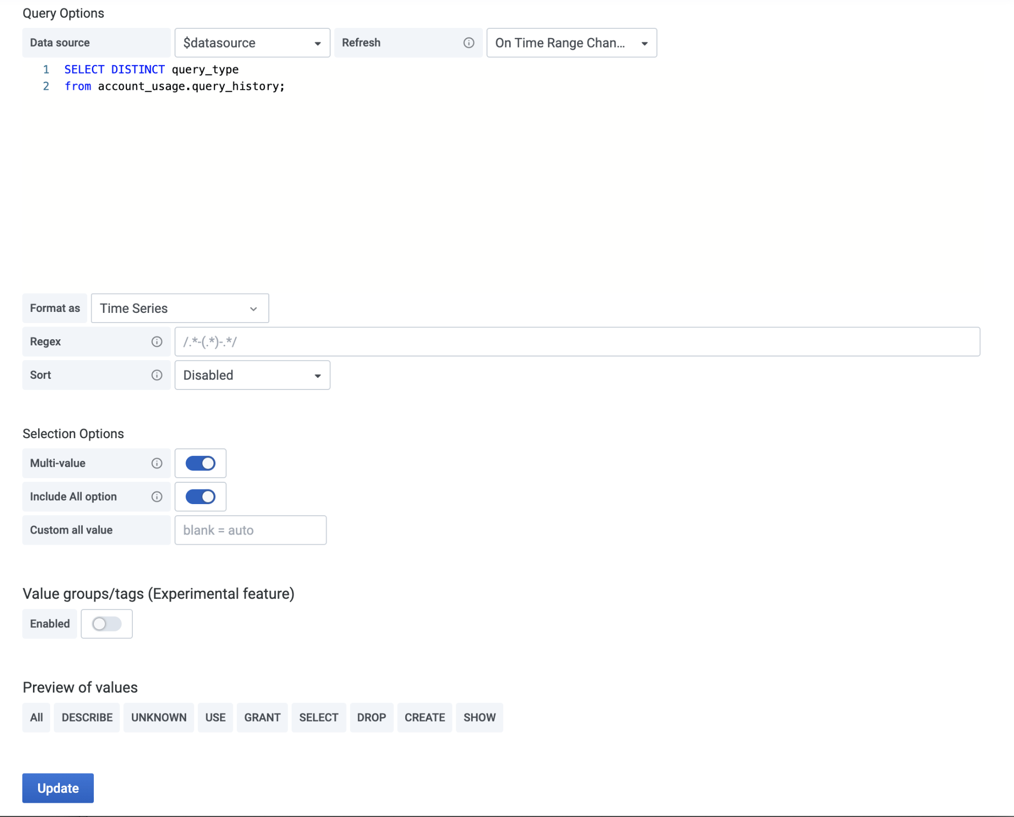 Snowflake plugin for Grafana Grafana Labs