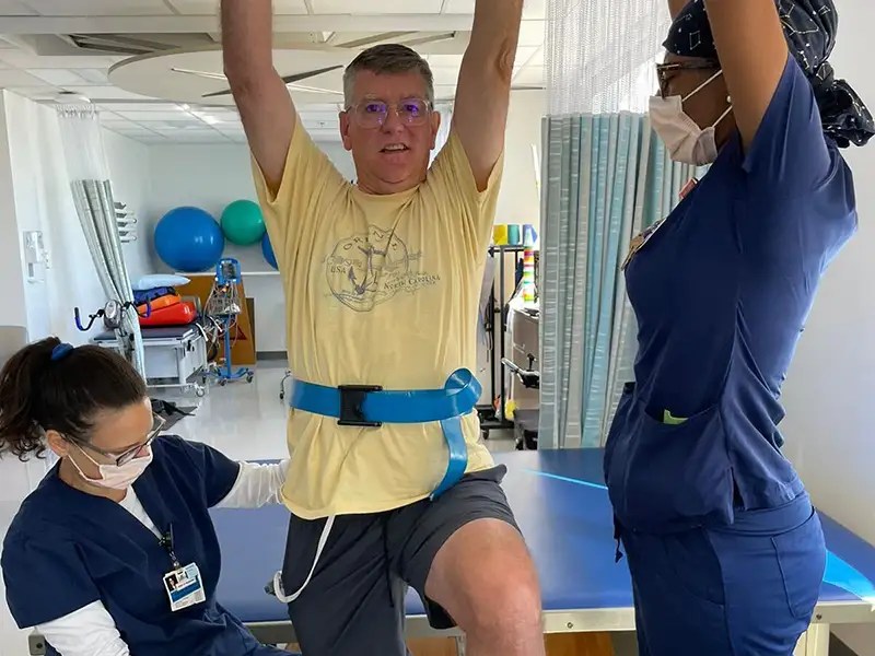 Local Executive Recovers from Stroke with Help From Rehabilitation