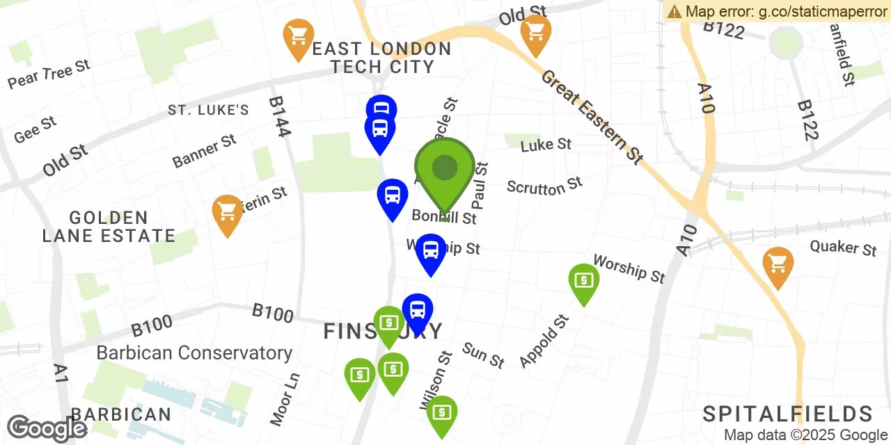 68 Bonhill Street, The Worker's League, EC2A 4BX The City of London