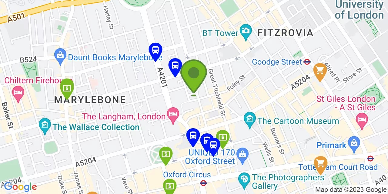 Langham Street 19, W1W 6BP The City of London Virtual office at MatchOffice