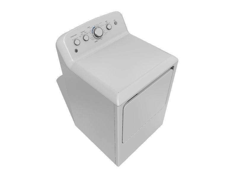GE 6.2cu ft Electric Dryer (White) at