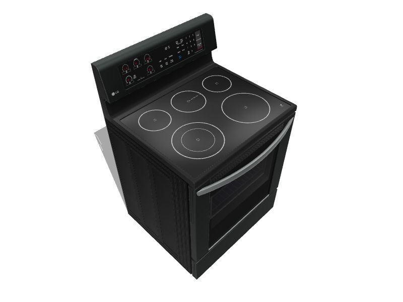 LG EasyClean 30in Smooth Surface 5 Elements 6.3cu ft SelfCleaning Convection Oven