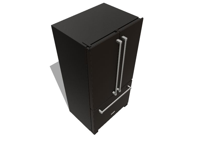 KitchenAid 21.9cu ft Counterdepth French Door Refrigerator with Ice