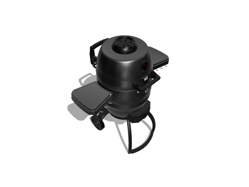 Broil King Keg 5000 18.5-in W Metallic Charcoal Kamado Charcoal Grill