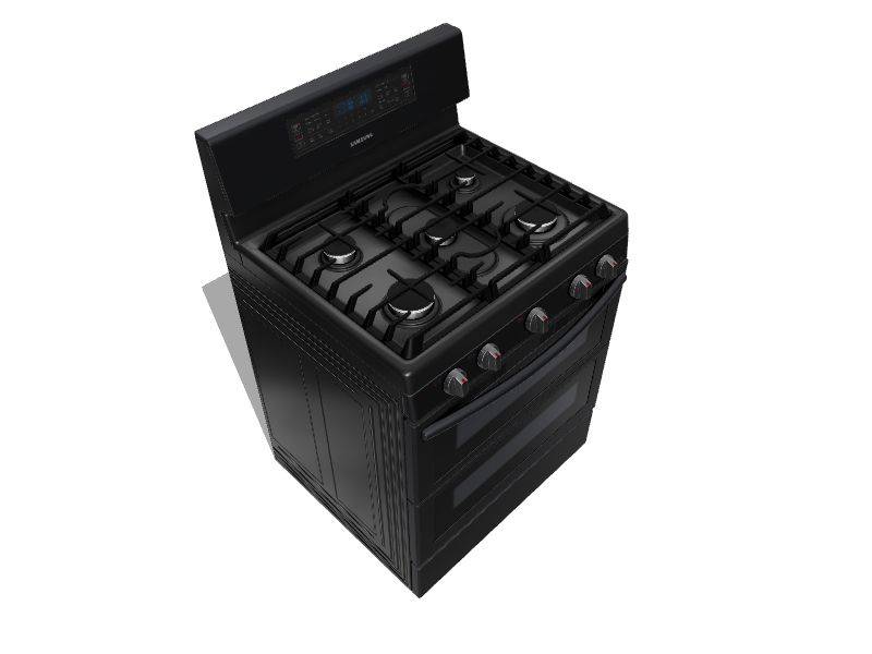 Samsung Flex Duo 30in 5 Burners 3.4cu ft / 2.3cu ft Selfcleaning
