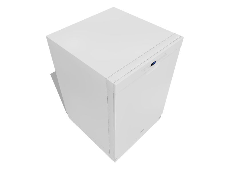 Whirlpool Front Control 24in BuiltIn Dishwasher (White) ENERGY STAR