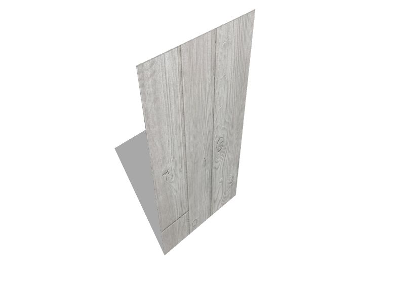 Style Selections 48in x 96in Embossed Gray Hardboard Wall Panel in