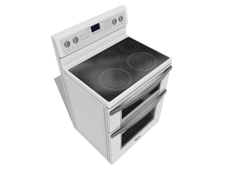 Whirlpool 30in Smooth Surface 5 Elements 4.2cu ft / 2.5cu ft