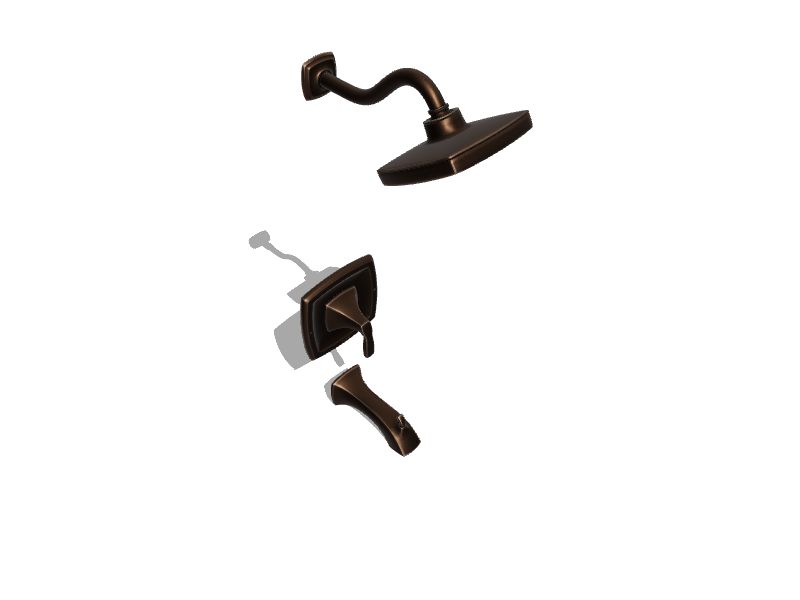 Moen Voss OilRubbed Bronze 1Handle Bathtub and Shower Faucet (Valve