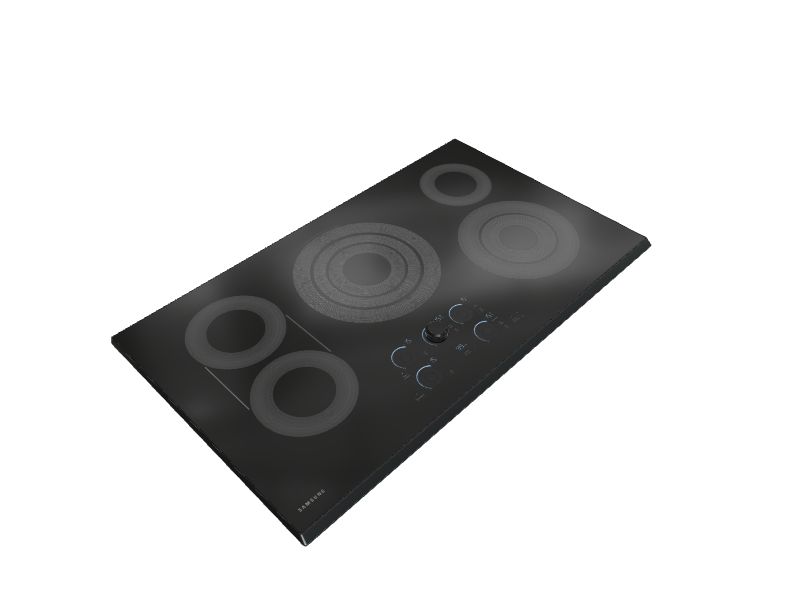 Samsung Premium Plus 36in 5 Elements Smooth Surface (Radiant) Black