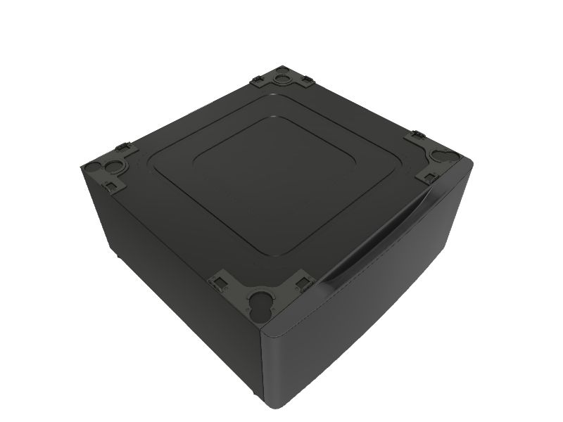 LG SIGNATURE 13.6in x 29in Universal Laundry Pedestal (Black