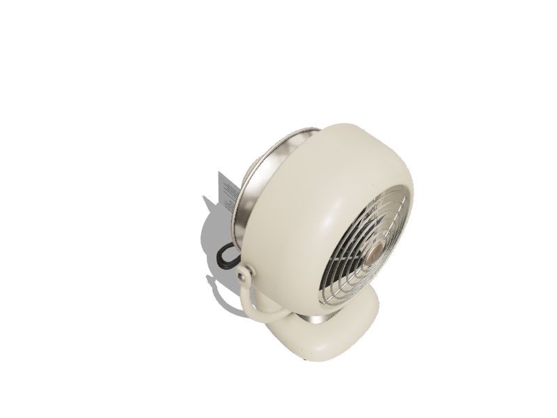 Vornado 7.5-in 120-Volt 3-Speed High Velocity Indoor White Desk Fan in