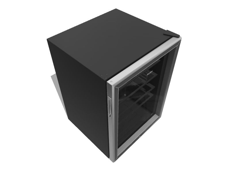 Haier 20.5in W 150Can Capacity Stainless Steel Freestanding Beverage