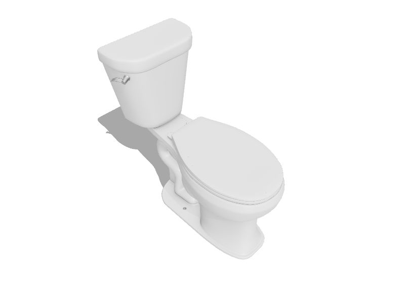 Jacuzzi Lyndsay White Elongated Chair Height 2piece WaterSense Toilet