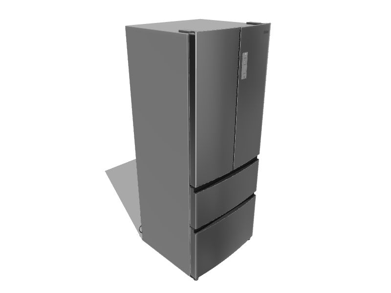 Haier 15cu ft 4Door Counterdepth French Door Refrigerator (Stainless