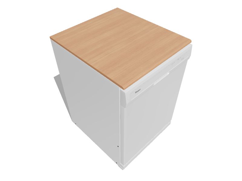 Whirlpool 24.125in 55Decibel Portable Dishwasher (White) in the