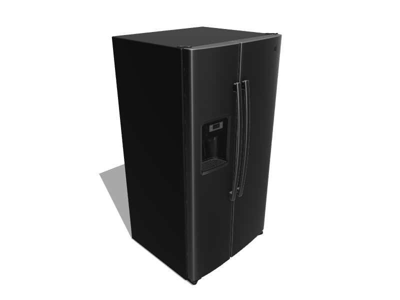 GE 25.3cu ft SidebySide Refrigerator with Ice Maker (Stainless Steel