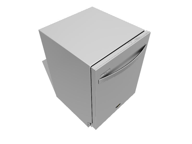 Whirlpool Top Control 24in BuiltIn Dishwasher (White) ENERGY STAR, 51dBA in the BuiltIn