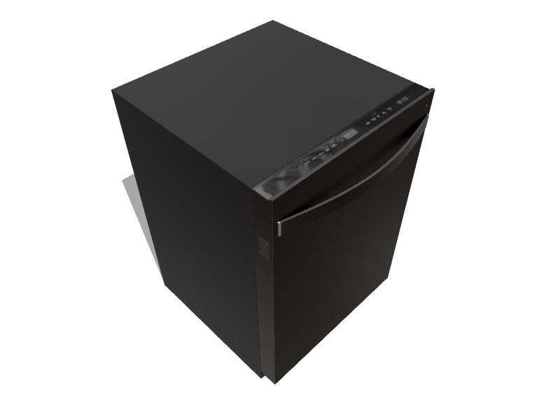 Whirlpool Top Control 24in BuiltIn Dishwasher (Fingerprint Resistant