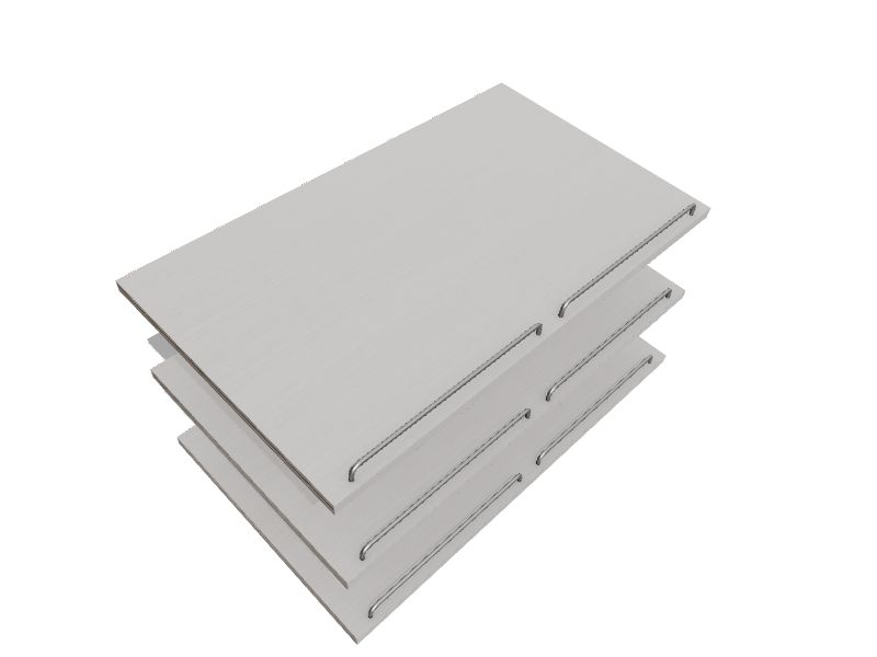 Easy Track 24in x 14in D White Solid Shelving Wood Closet Shelf (3 Shelves) in the Wood Closet