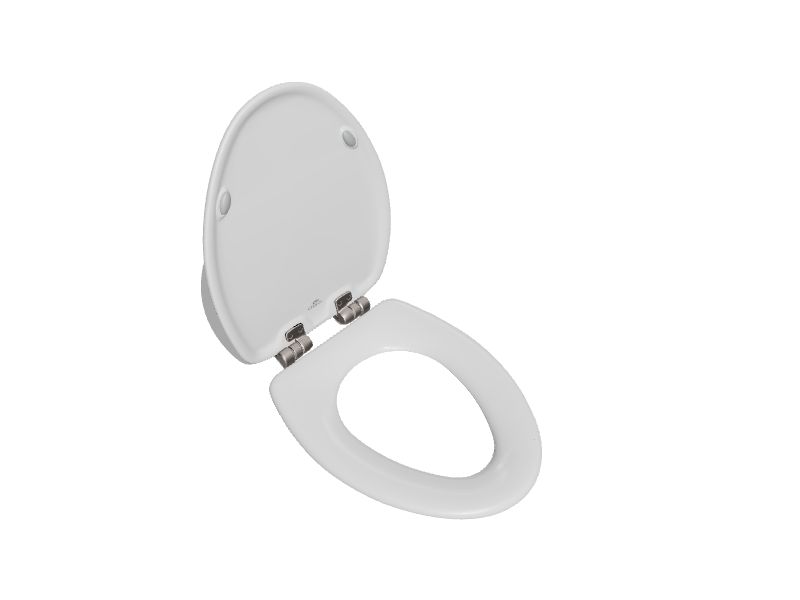 Church White Elongated SlowClose Toilet Seat at