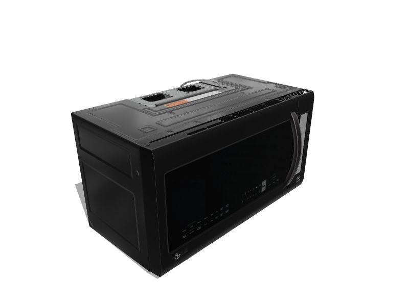 LG 2cu ft 1000Watt OvertheRange Microwave with Sensor Cooking (Matte Black Stainless Steel