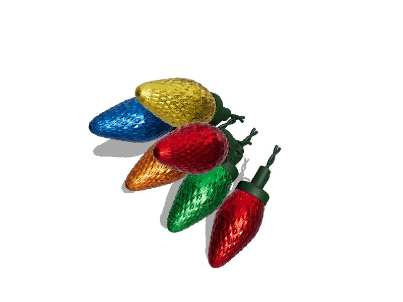 GE StayBright 25Count 12ft Multicolor LED PlugIn Christmas String