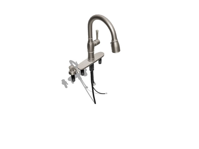 Delta Valdosta Spotshield Stainless Single Handle Pulldown Kitchen