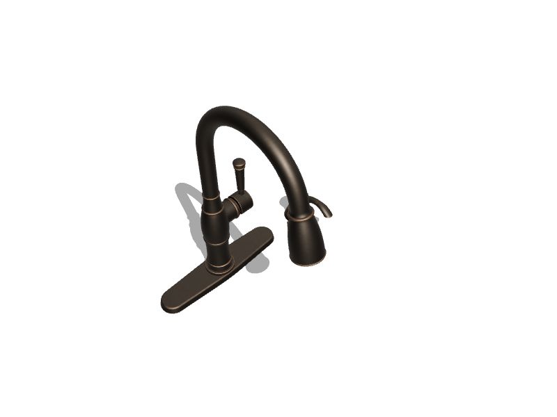 Delta Valdosta Bronze Double Handle Pulldown Kitchen Faucet