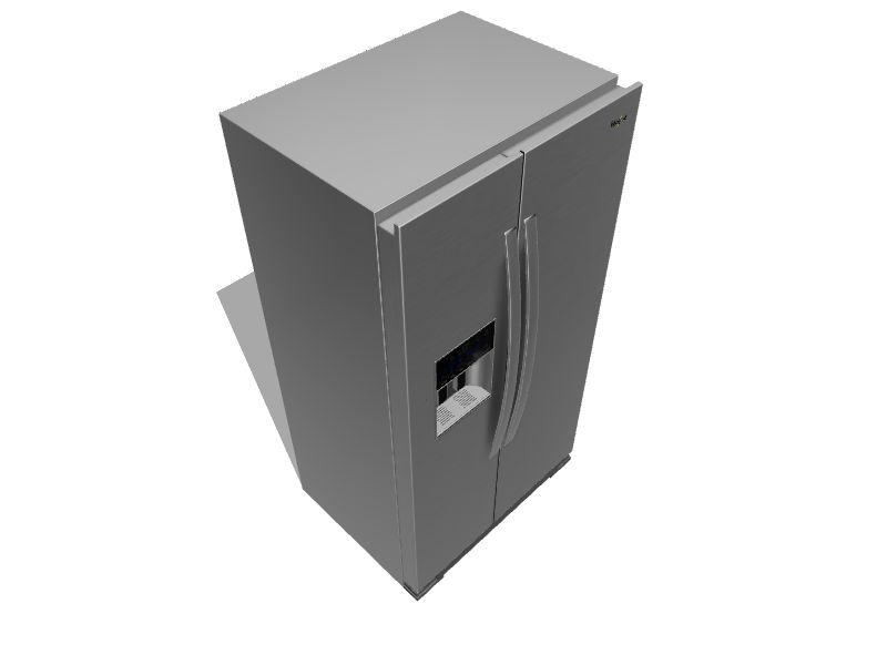 Whirlpool 20.6cu ft Counterdepth SidebySide Refrigerator with Ice