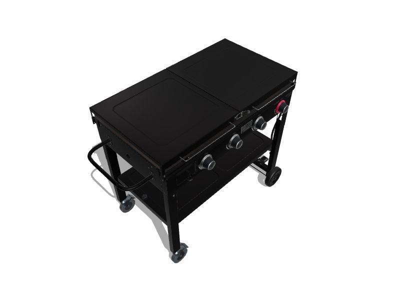 Blue Rhino Razor 4Burner Liquid Propane Flat Top Grill in the Flat Top