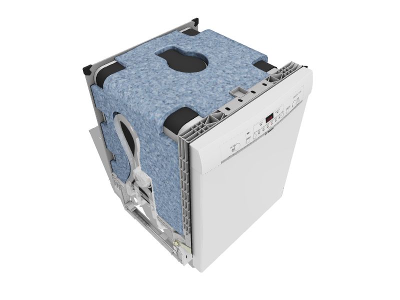 Bosch Ascenta Series Front Control 24in BuiltIn Dishwasher (White