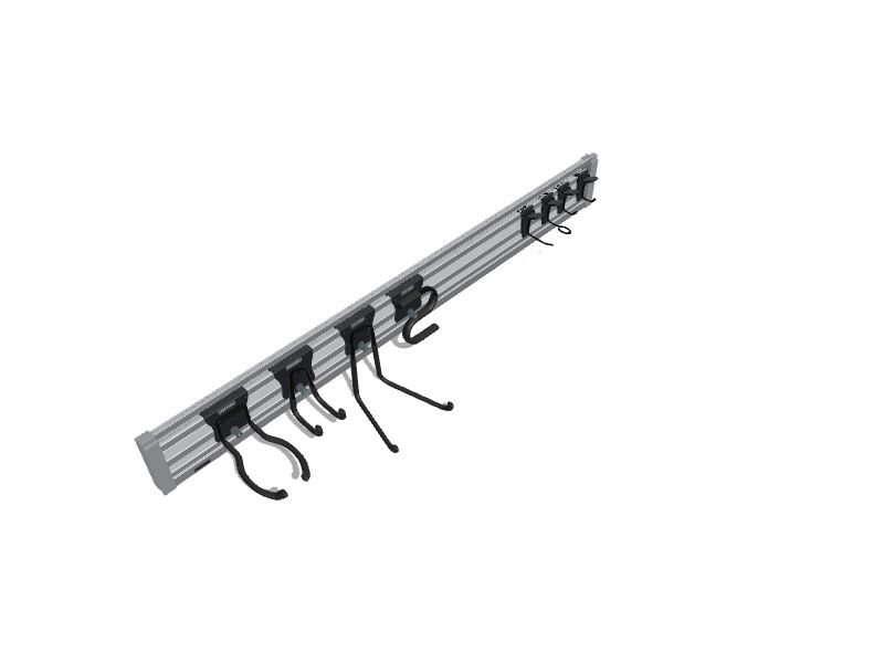 CRAFTSMAN VERSATRACK 20Piece 48in White and Black Composite