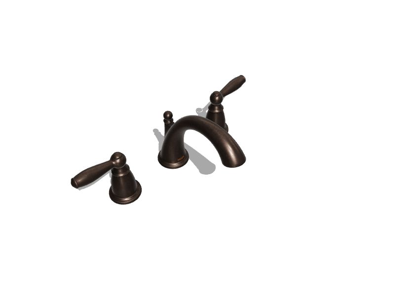 Moen Brantford Oil Rubbed Bronze 2handle Widespread WaterSense