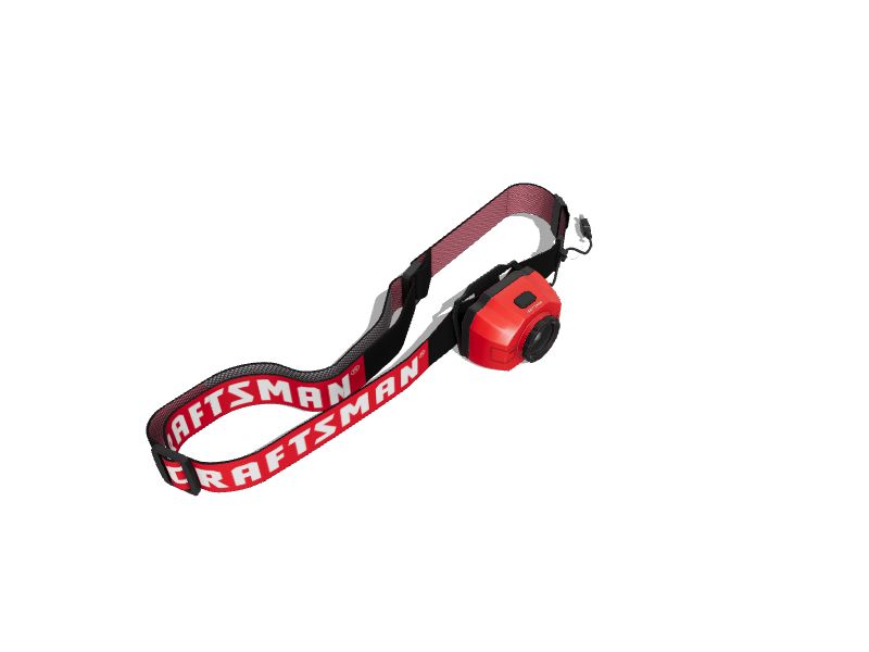 CRAFTSMAN 500-Lumen LED Rechargeable Headlamp (Battery Included) in the