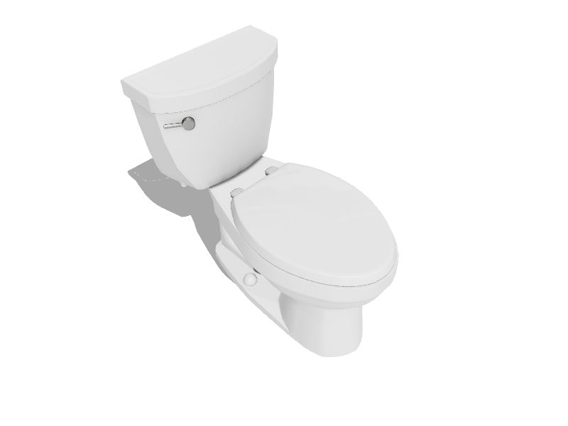 KOHLER Cimarron Complete Solution White Elongated Chair Height 2piece