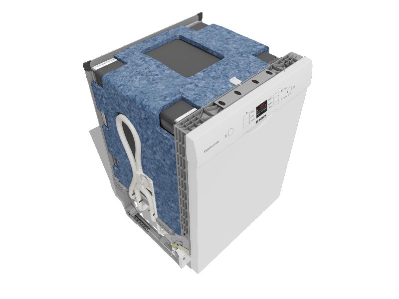 Bosch 100 Series 50Decibel Front Control 24in BuiltIn Dishwasher