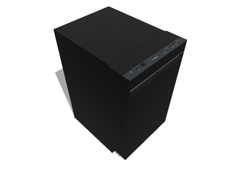 GE Profile Top Control 18in BuiltIn Dishwasher (Black) ENERGY STAR