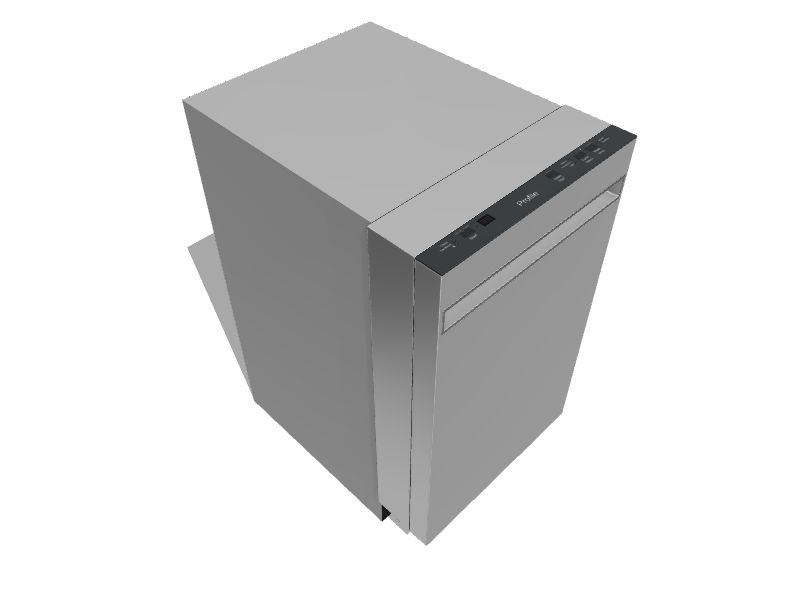 GE Profile Top Control 18in BuiltIn Dishwasher (Stainless Steel