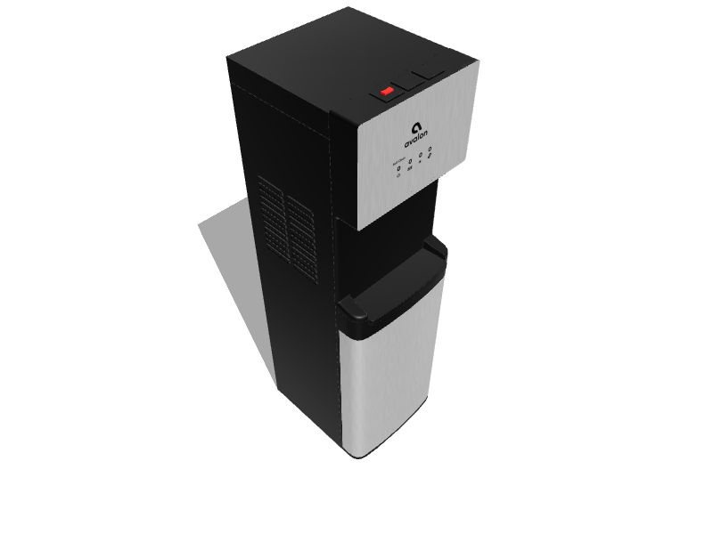 Avalon Stainless Steel Fountain Cold and Hot Water Cooler in the Water