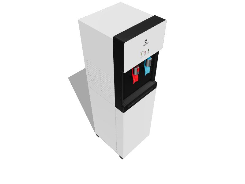 Avalon White Fountain Cold and Hot Water Cooler in the Water Coolers