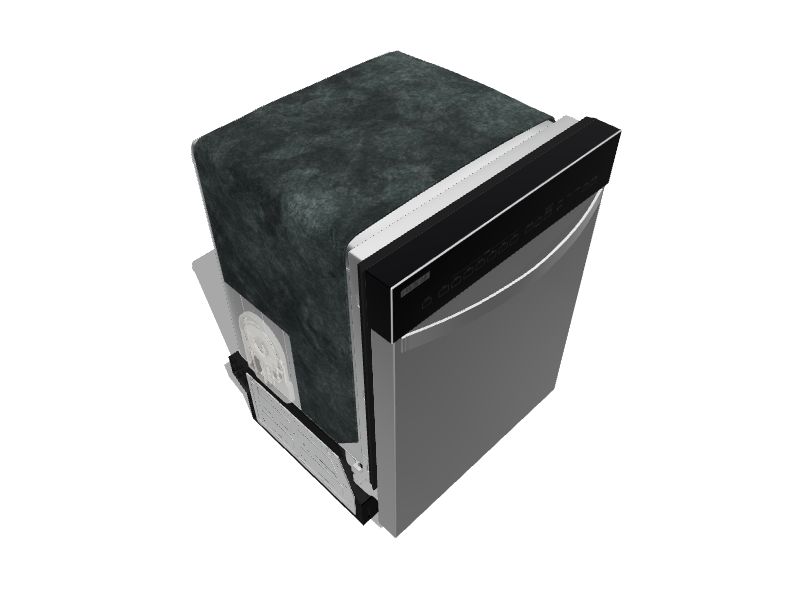 Whirlpool Front Control 24-in Built-In Dishwasher (Stainless Steel